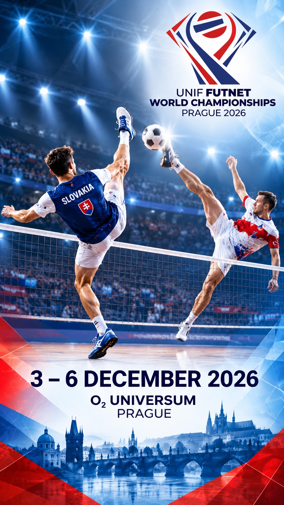 SLOVENSKO MIERI NA MAJSTROVSTVÁ SVETA V NOHEJBALE MUŽOV - PRAHA 2026!